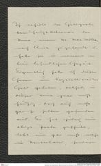 Nachlass Franz Steindachner, Brief und Kuvert von Höhnel an Franz Steindachner (12.10.1906), Inv.Nr. 230.09, Seite 4